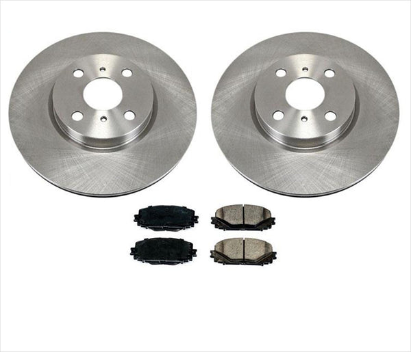 Fits 12-15 Toyota Yaris SE Front Brake Disc Rotors & Pads Models W 4 Wheel Disc