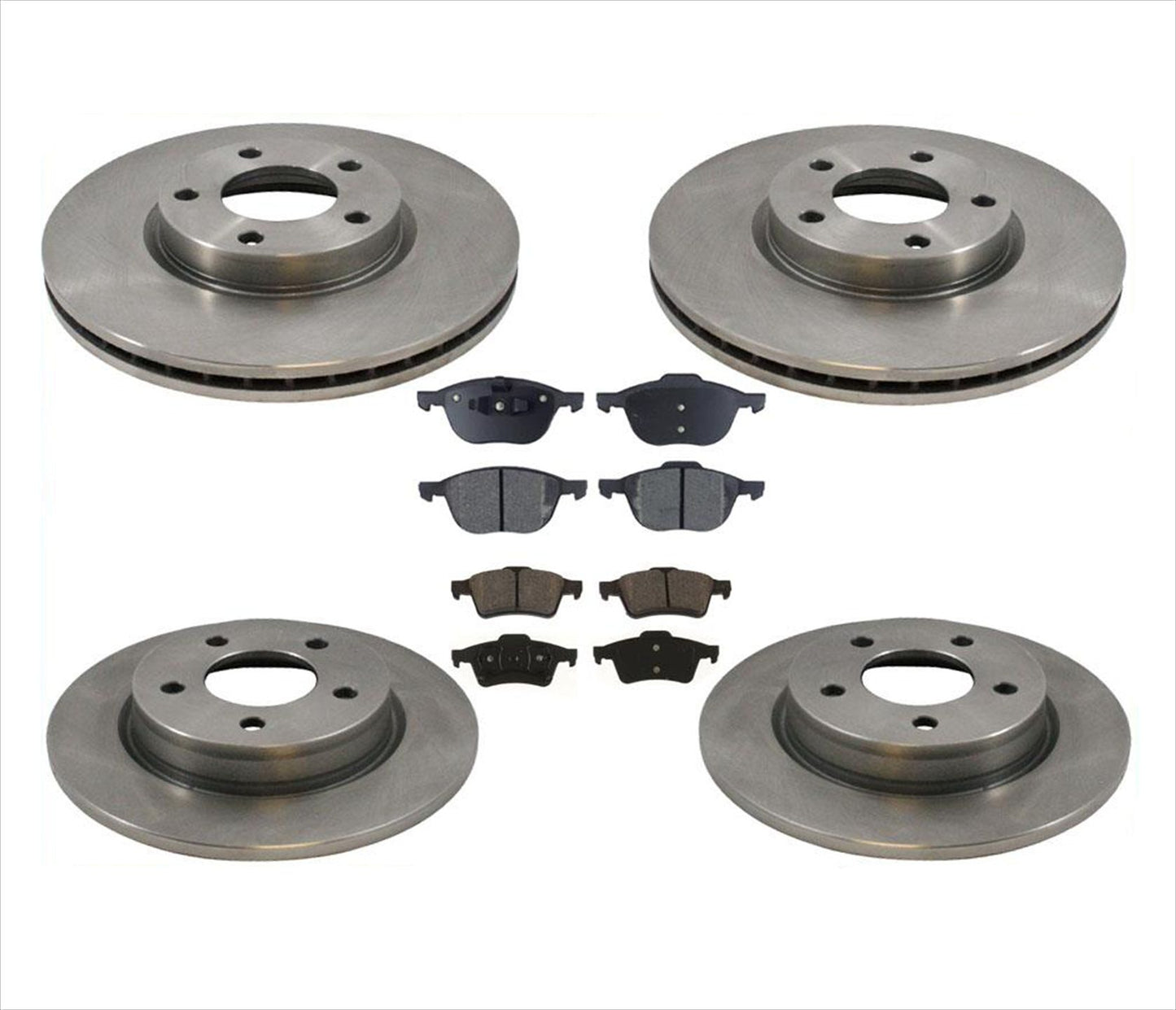 Brake Rotors & Ceramic Pads Fits 2004-05 Mazda 3 2.3L All Front & Rear 6pc