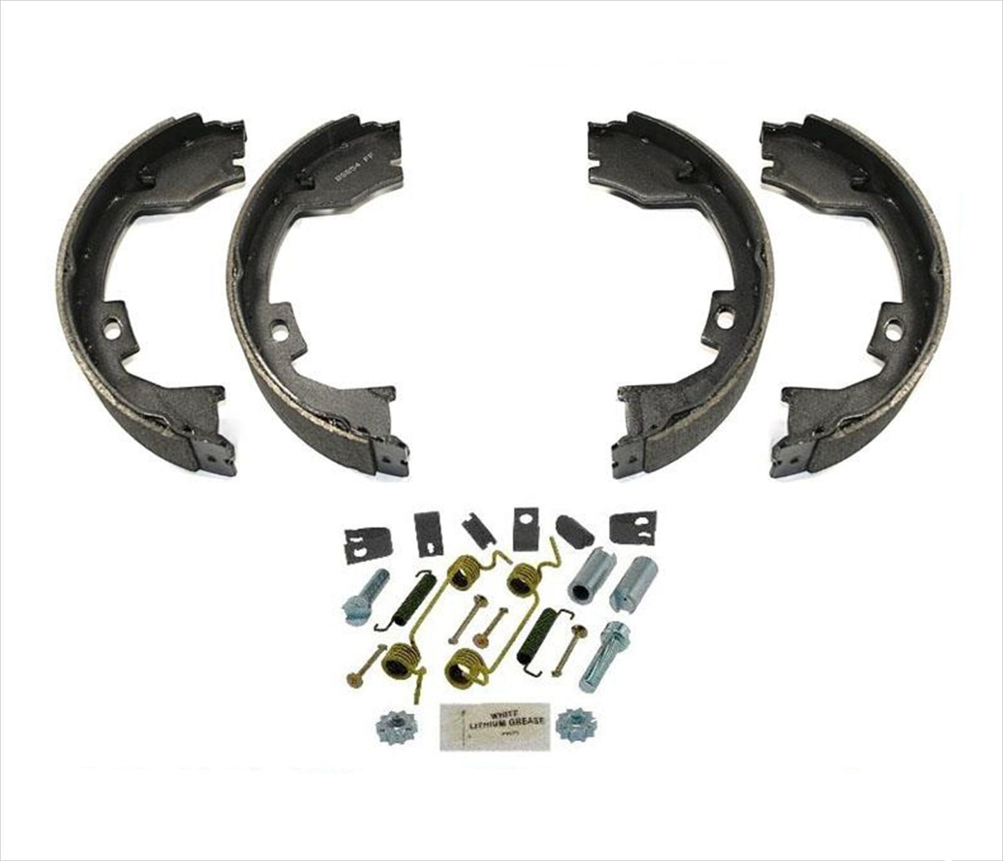Kit de zapatas y resortes de freno de estacionamiento para Dodge Ram 1500 06-08 y Ford F-250 05-09