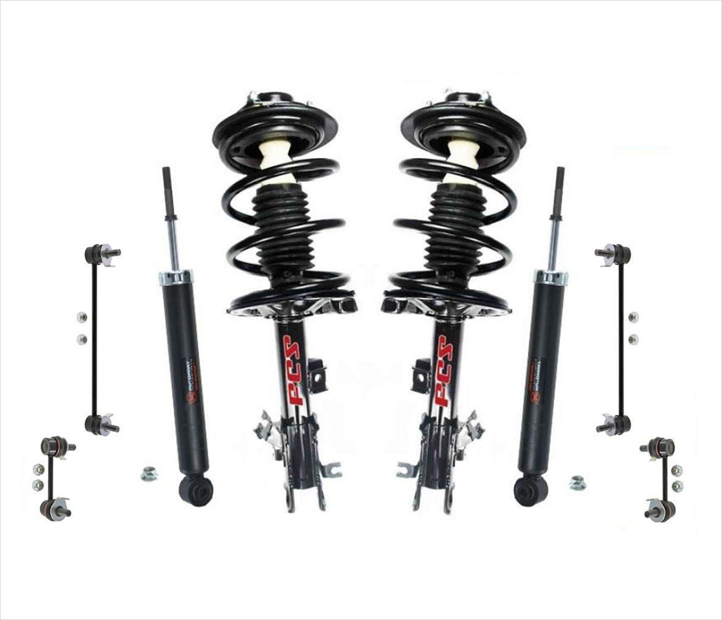 Suspension & Chassis 8pc Kit for Infiniti All Wheel Drive FX35 & FX45 03-08