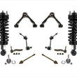 For 03-11 Crown Victoria Coil Spring Struts Control Arms Ball Joints Tie Rods