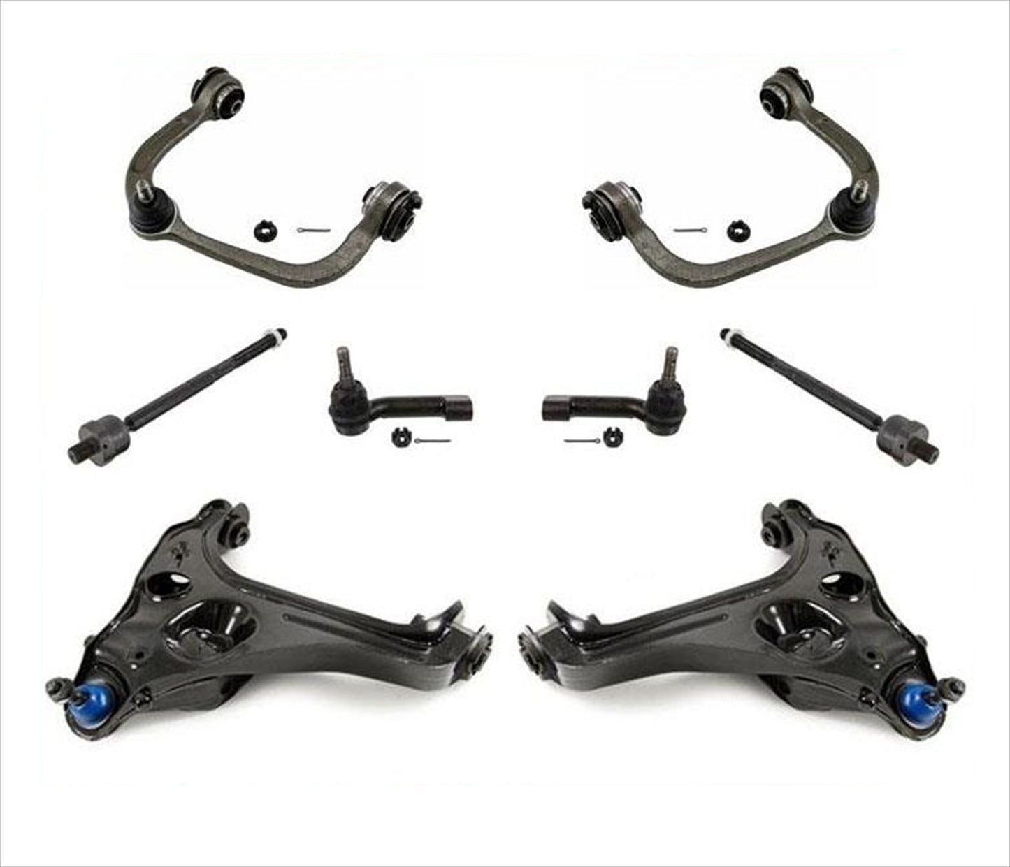 Front Lower & Upper Control Arms W Ball Joints For 07-13 Expedition 09-13 F150