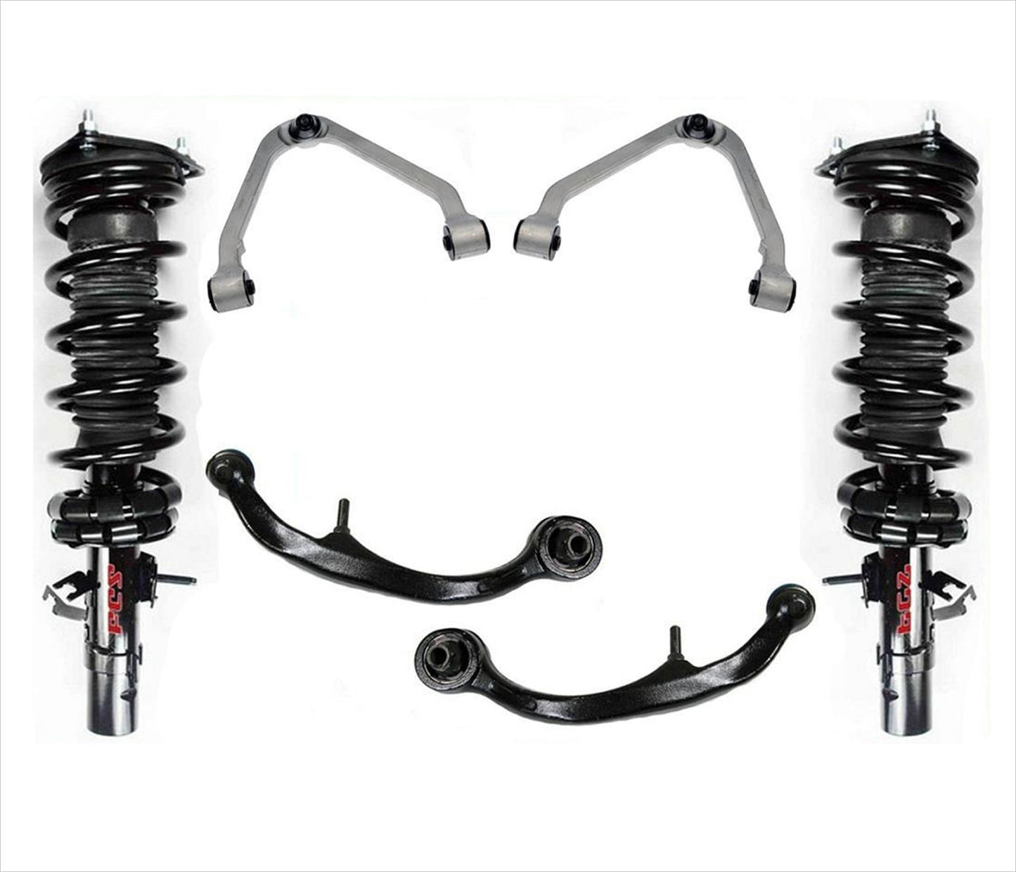 Frt Coil Spring Strut Control Arms Fits For Infiniti 04-06 G35X 4Door Automatic