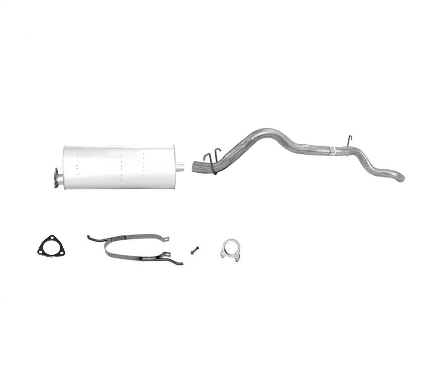 Se adapta a 1995-1999 GM 4.3L Blazer 4 puertas SUV sistema de escape silenciador tubo de cola