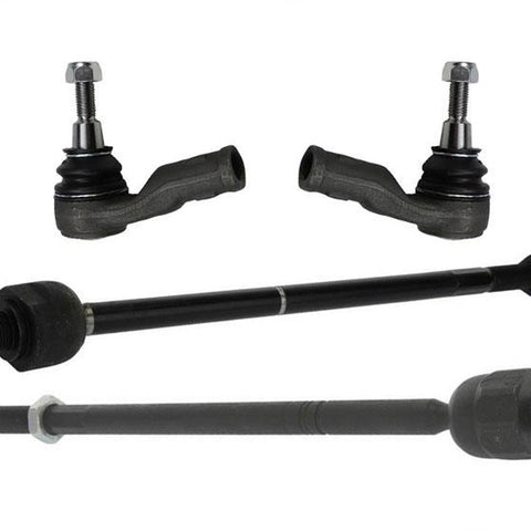 100% New Outer & Inner Tie Rods L & R Side 4pc Kit for Land Rover LR3 2005-2009