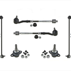 8 Pieces Kit For Tie Rods Ball Joints & Links Fits For BMW 06-07 525Xi