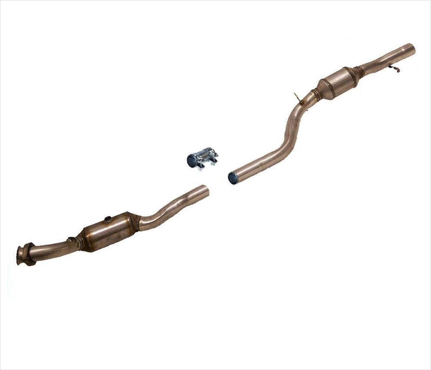 For 2007 2008 2011 S550 4 Matic D/S Extension Pipe 2 Dual Catalytic Converter