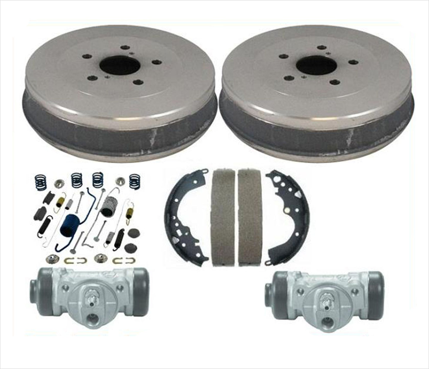 Rear Drums Shoes Spring Wheel Cylinders For Toyota Sienna 2004-10 W/ Rear Drums