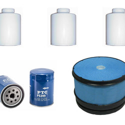 Dura Diesel Fuel Filter Air Filter for GM Silverado 6.6L 06-10 REF# 25839611 6pk