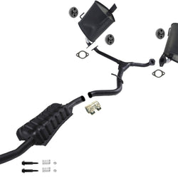 Silenciadores dobles de tubo de sistema de escape para 08-11 Impreza 4 puertas Sedan 2.5L