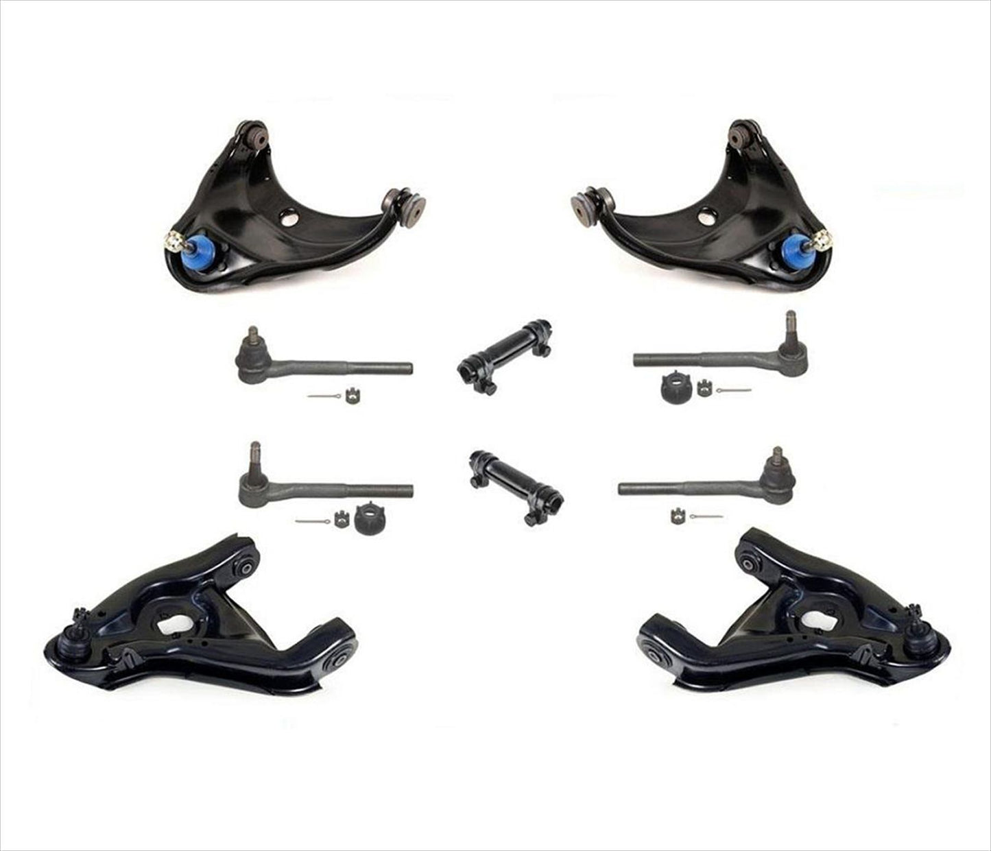 Para 88-99 GM 1500 tracción trasera brazos de control superior inferior y varillas de amarre