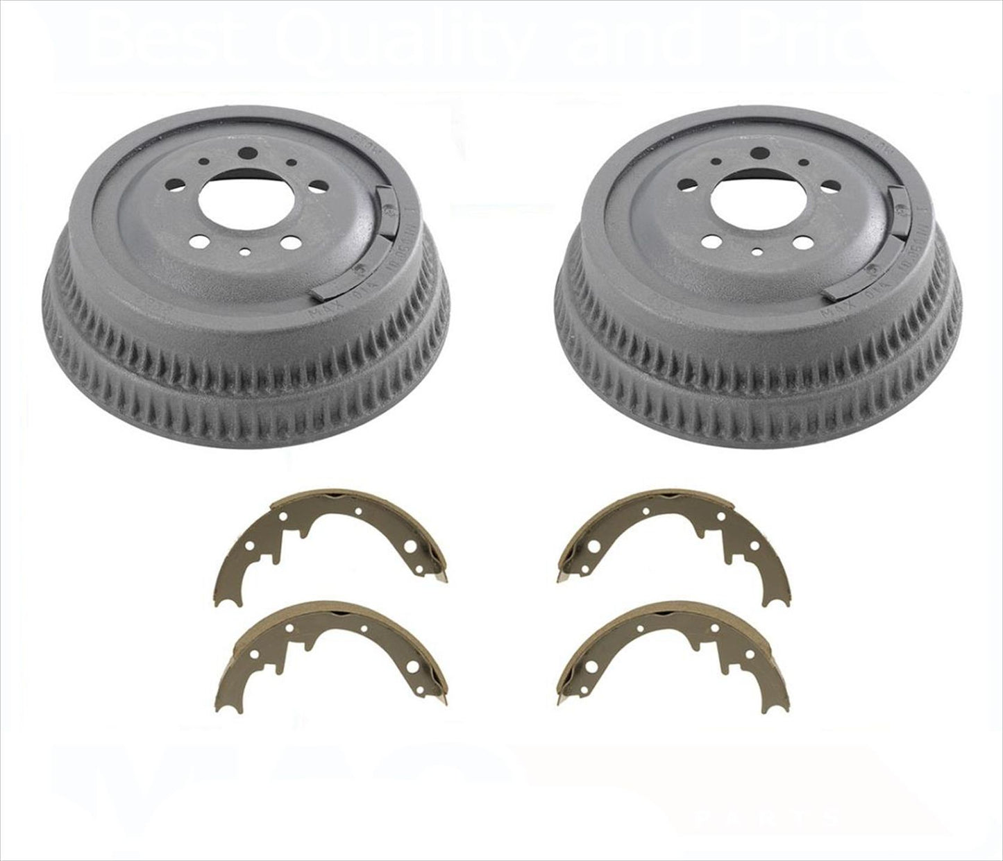 Se adapta a Jeep Wrangler 87-89 con zapatas de tambor de freno de tamaño estándar de 10 x 1 3/4 ", 3 piezas