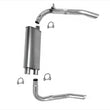 For GM Firebird Camaro 2.8L 3.1L Dual rear Muffler With Tail Pipes Made in USA