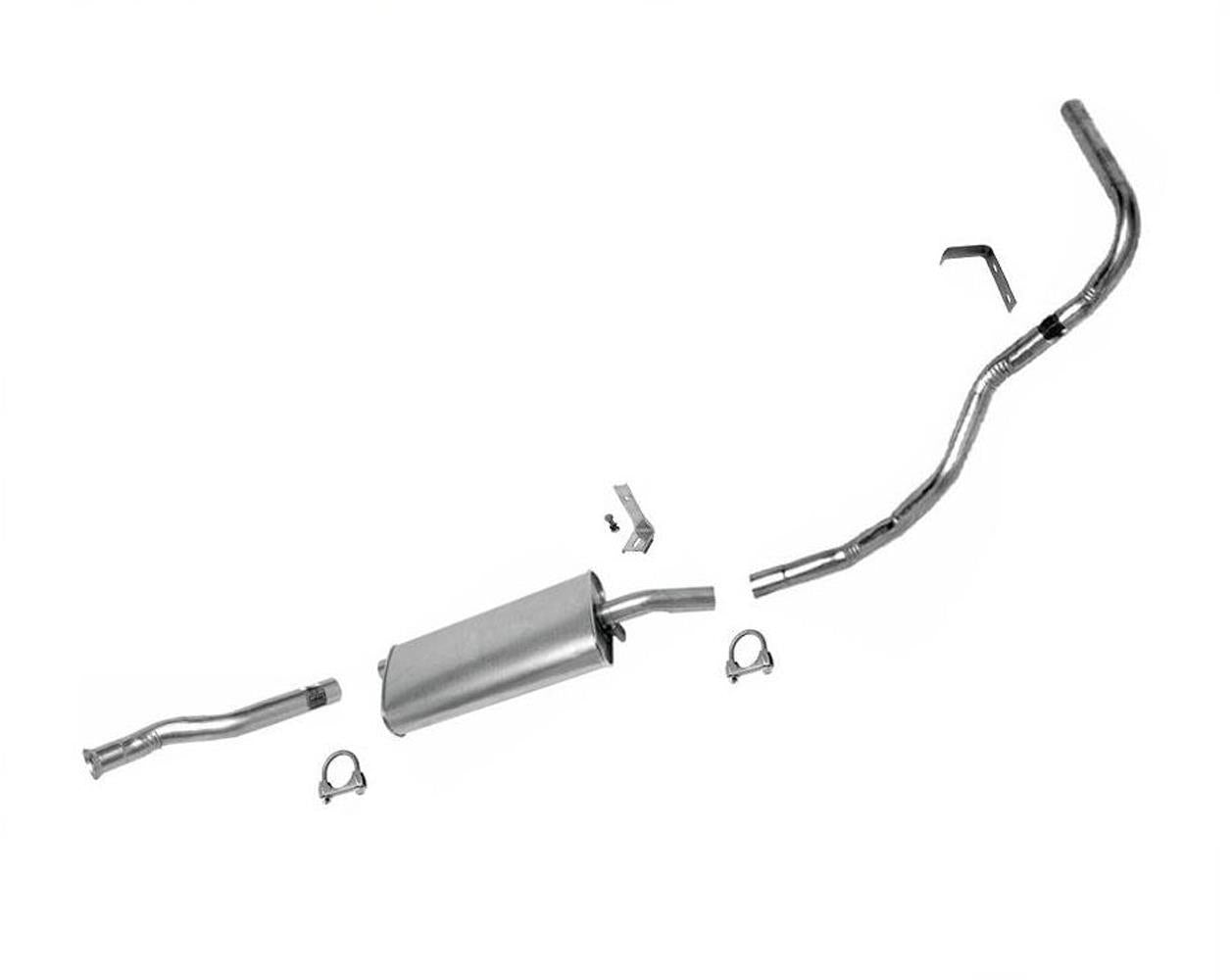 New Exhaust Muffler Pipe for Chevrolet S10 Pick Up 83-91 108.3 Inch Wheel Base