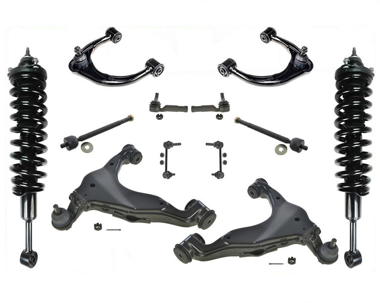 Front Struts Lower Upper Arms Tie Rods For Toyota Tacoma 4 Wheel Drive 2005-2015