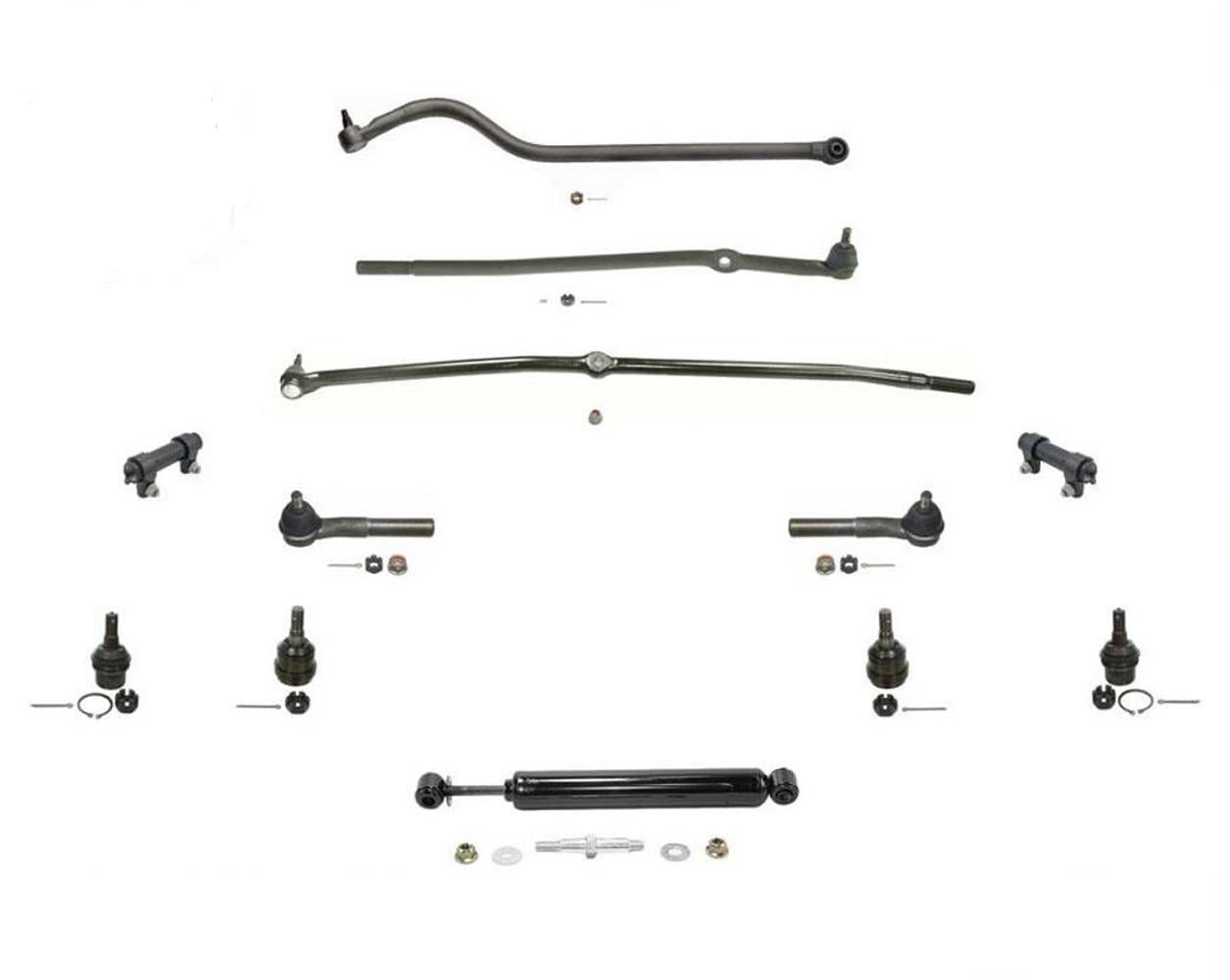 Varillas de amarre, enlaces de arrastre, rótulas para Dodge Ram 2500 3500, tracción a las 4 ruedas 00-02