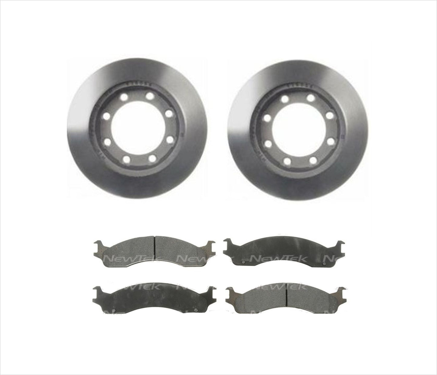 Se adapta a rotores delanteros y pastillas de freno de cerámica Ford F250 95-96 de 3800 libras con tracción en las 4 ruedas.