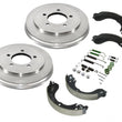 Rear Brake Drums Brake Shoes Spring Kit 4pc for Jeep Compass 2008-2016