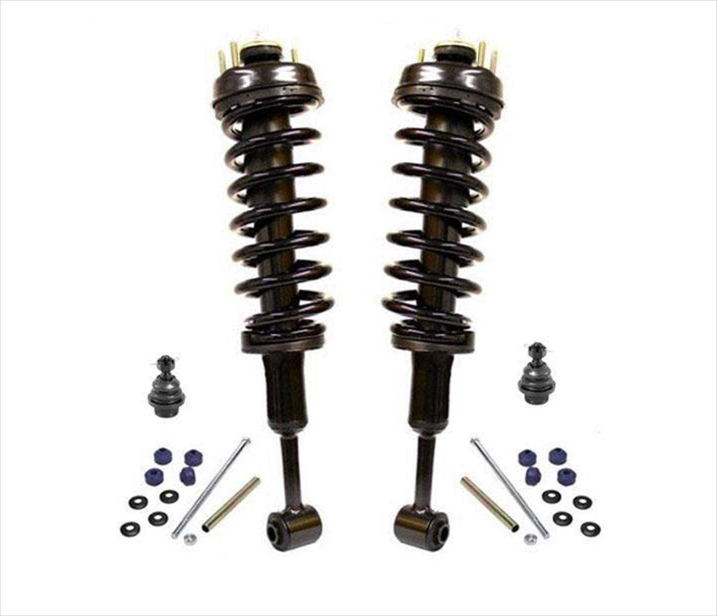 Fits 06-10 Explorer F Coil Spring Strut Mount Sway Bar Lower Ball Joints 6pc Kit