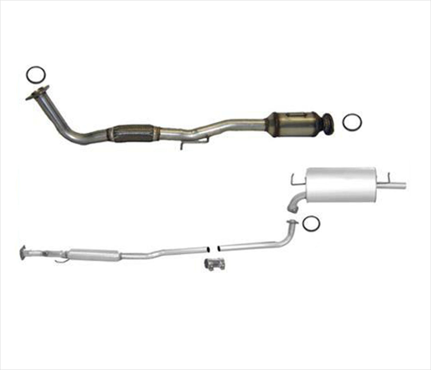97-01 Camry 2.2 Sistema de escape de tubo silenciador convertidor con emisión federal únicamente