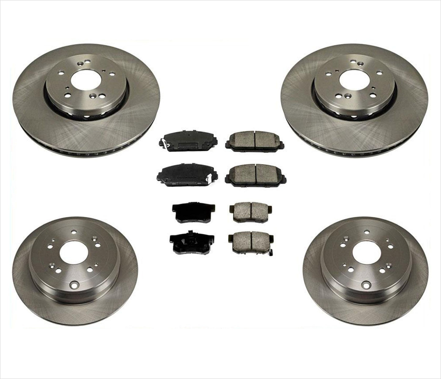 Front & Rear Disc Rotors & Brake Pads For Acura RDX 2013-2018