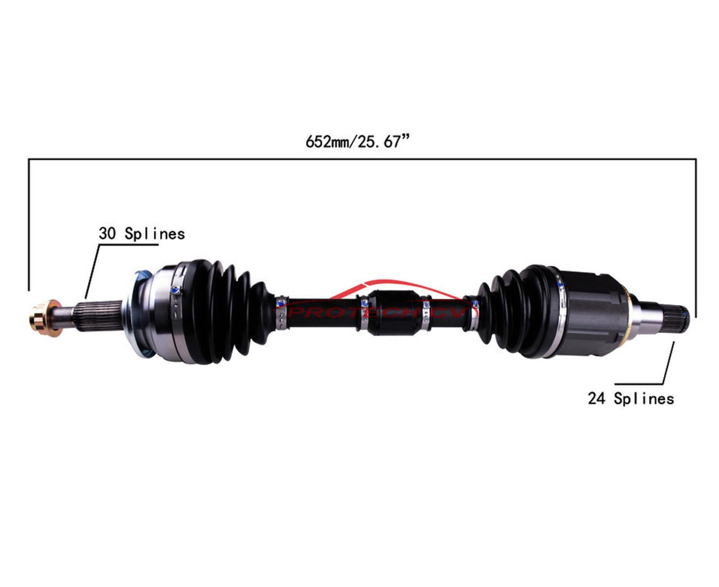 Conjunto de eje CV del lado del conductor Transmisión manual 11-15 para Scion TC 2.5L