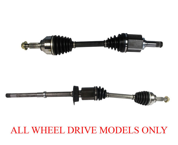 2 Front CV Axle Shaft Assembly Set for 2008 Ford Taurus X All Wheel Dr