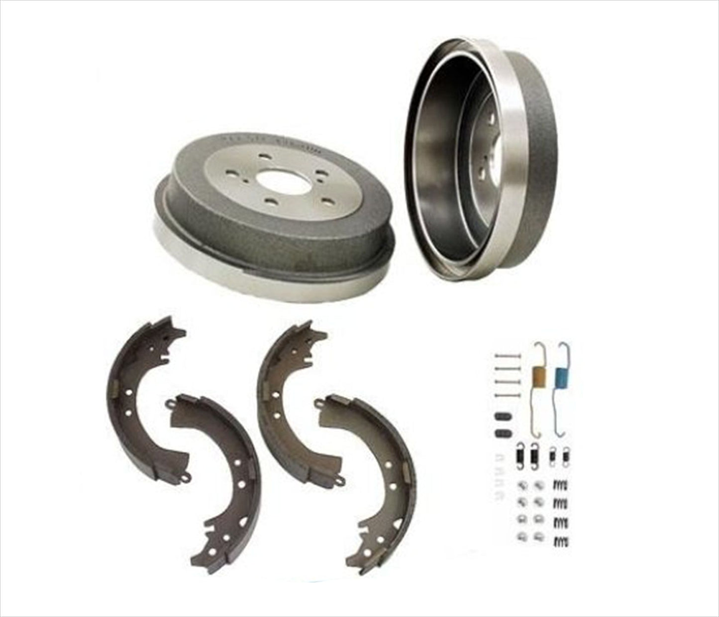 Para 93-97 Probe 93-02 Mazda 626 MX6 (2) Tambor de freno trasero, zapatas de freno y resortes
