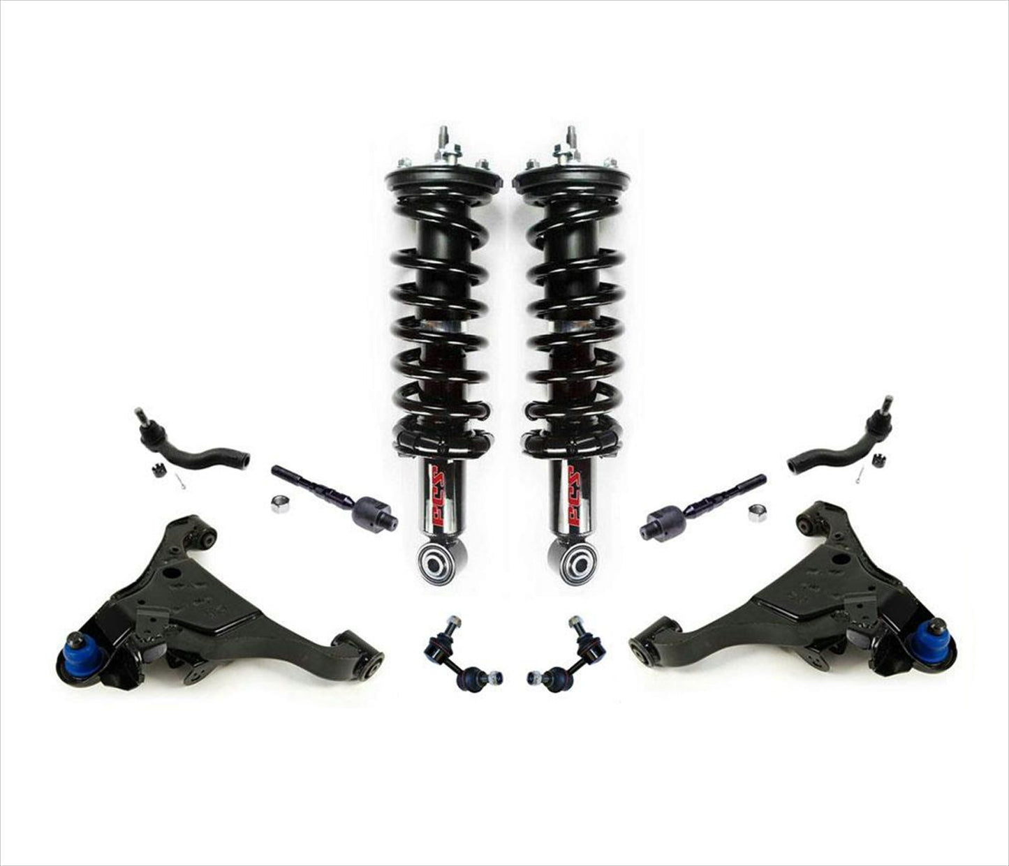 Barras de acoplamiento de brazos de control de puntales delanteros para Nissan Frontier 4 Wheel Drive V6 2005-19