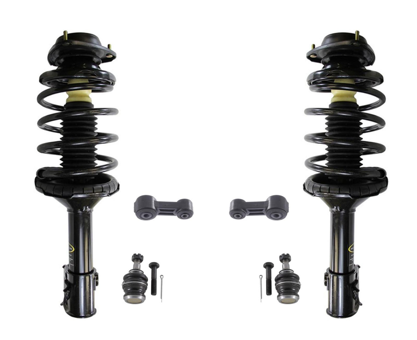 Frt Coil Spring Struts for 93-01 Subaru Impreza All Wheel Drive WITHOUT ABS 6pc