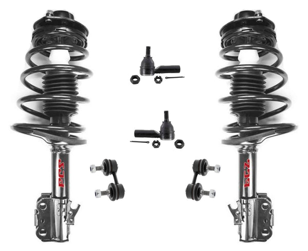 Front Complete Coil Spring Struts for Toyota Camry 95-96 2.2L 4Cyl 6pc Kit