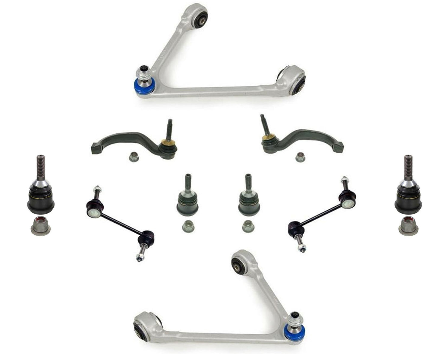Para kit de chasis Ford Thunderbird 02-05, brazos de control superiores, varillas de amarre, juntas esféricas