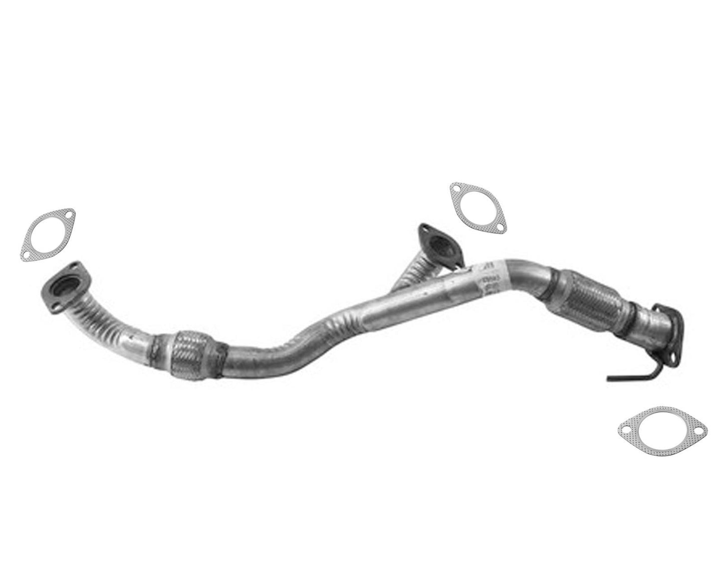 Under Engine Y Flex Pipe & Gaskets for 2007 2008 2009 Hyundai Santa Fe 3.3L