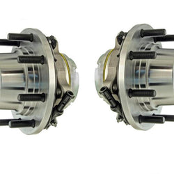 Front Hub Bearings with Dual Rear 4 Wheels ABS for Ford F350 00-04 4 Wheel Drive