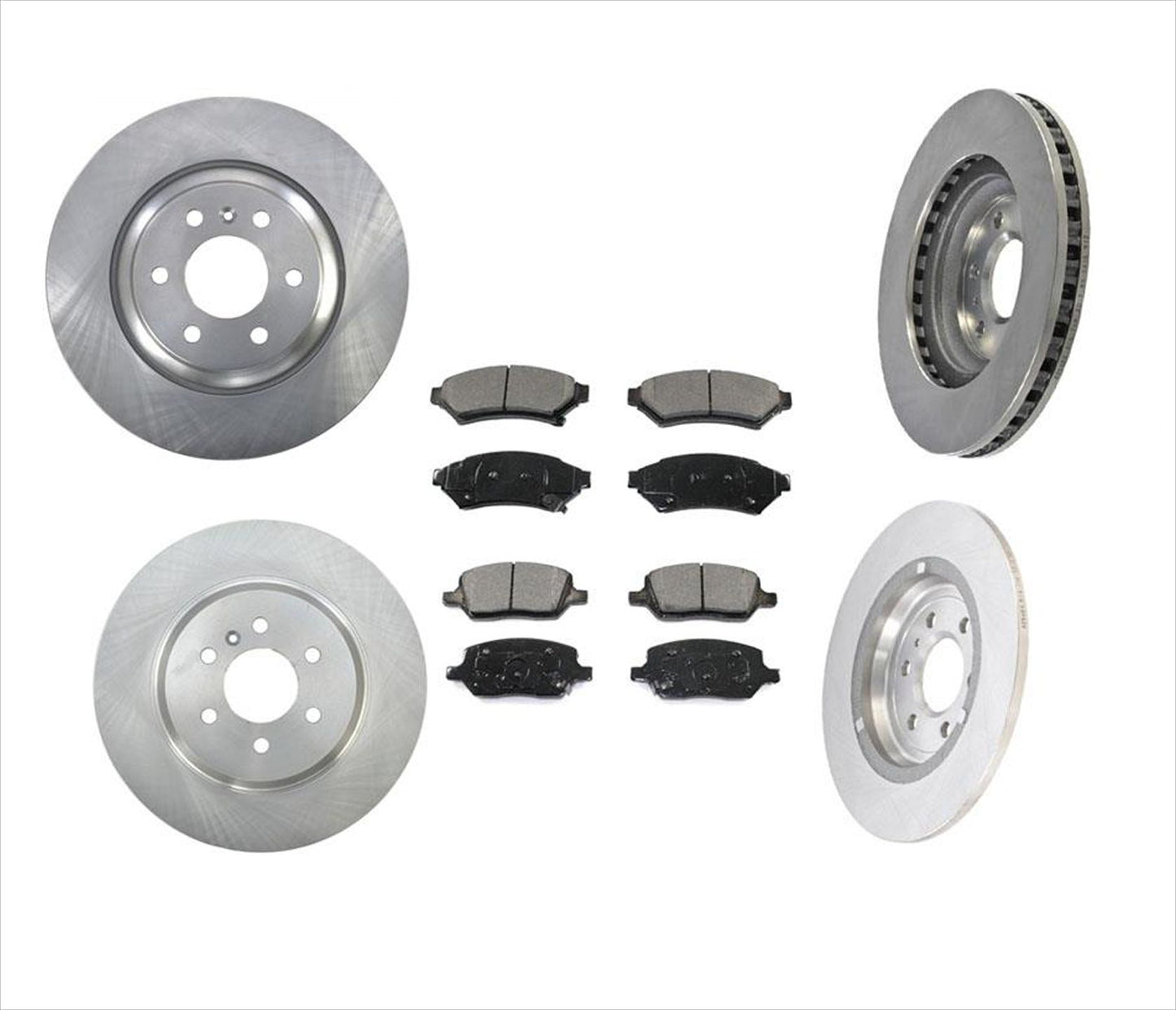 Se adapta a rotores de freno de disco delanteros y traseros y pastillas de cerámica 11-12 VPG MV-1 4.6L, 6 piezas