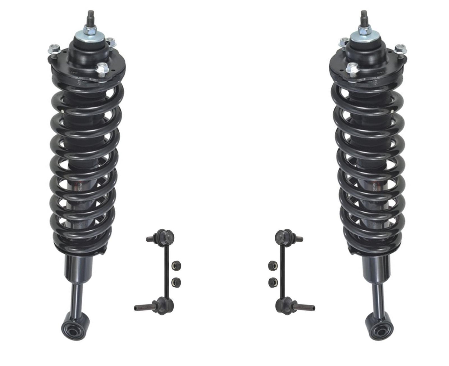 For 05-15 4 Wheel Drive Toyota Tacoma Front Coil Spring Strut and Mounts 4Pc Kit
