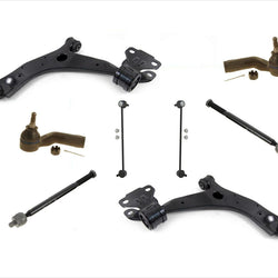 Kit de 8 piezas para brazos de control inferiores deportivos Mazda 3 2010 -2013, varillas de amarre