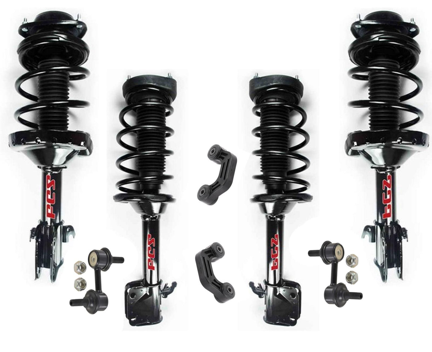 Se adapta al conjunto de puntal de resorte helicoidal 8P 05-07 Impreza Sedan 2.5L Ft & Rr