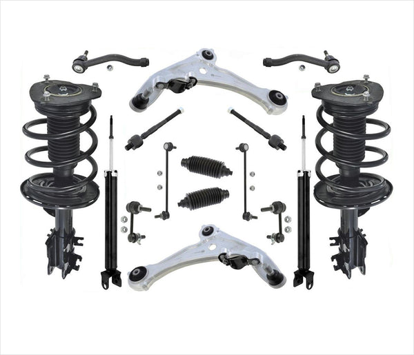Brazos de control de amortiguadores traseros delanteros, 16 piezas para Nissan Altima 07-12 2.5L 4 CYL