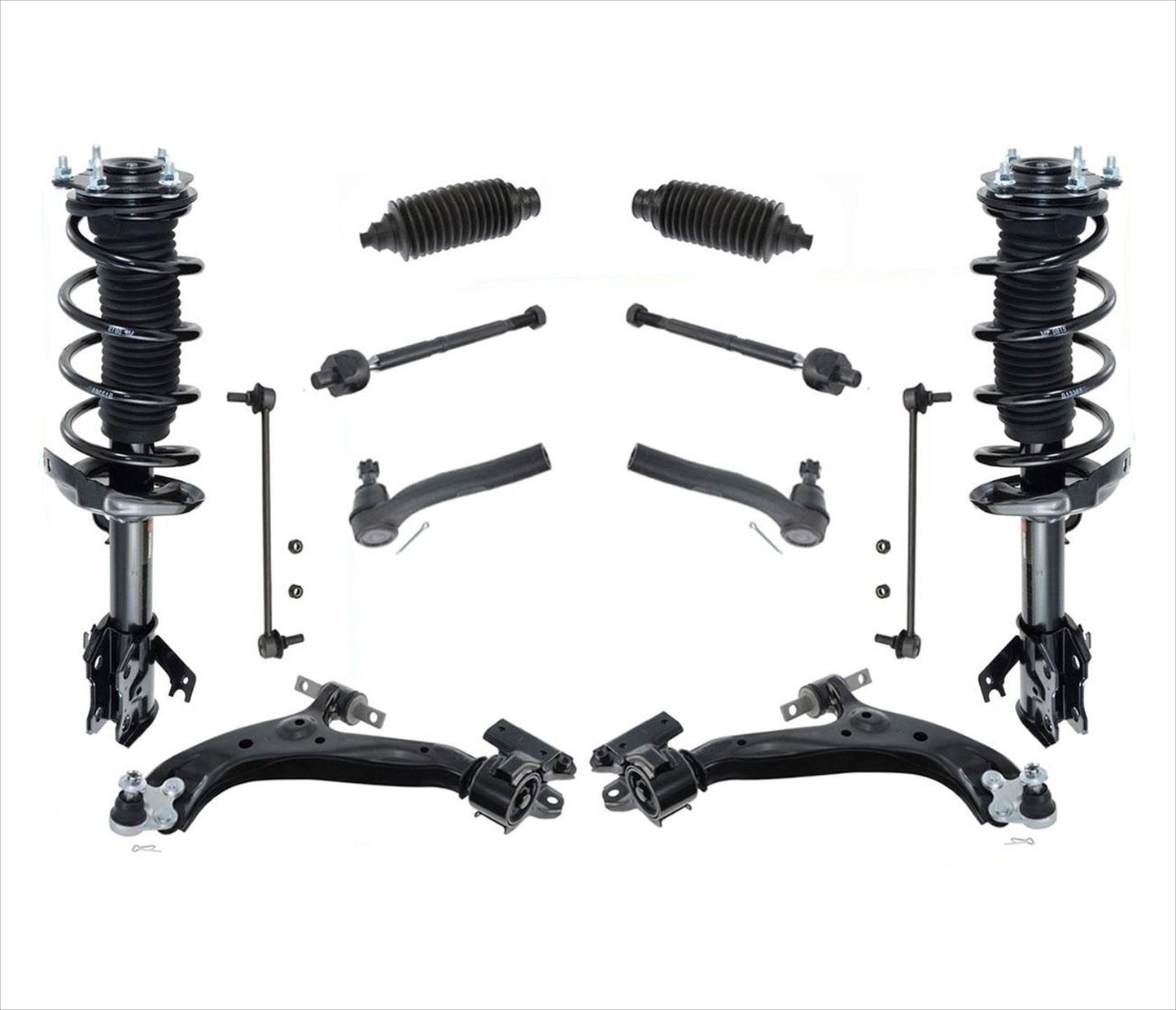 Front Complete Struts Lower Control Arms Links 12 Pcs Kit for Honda CR-V 12-14