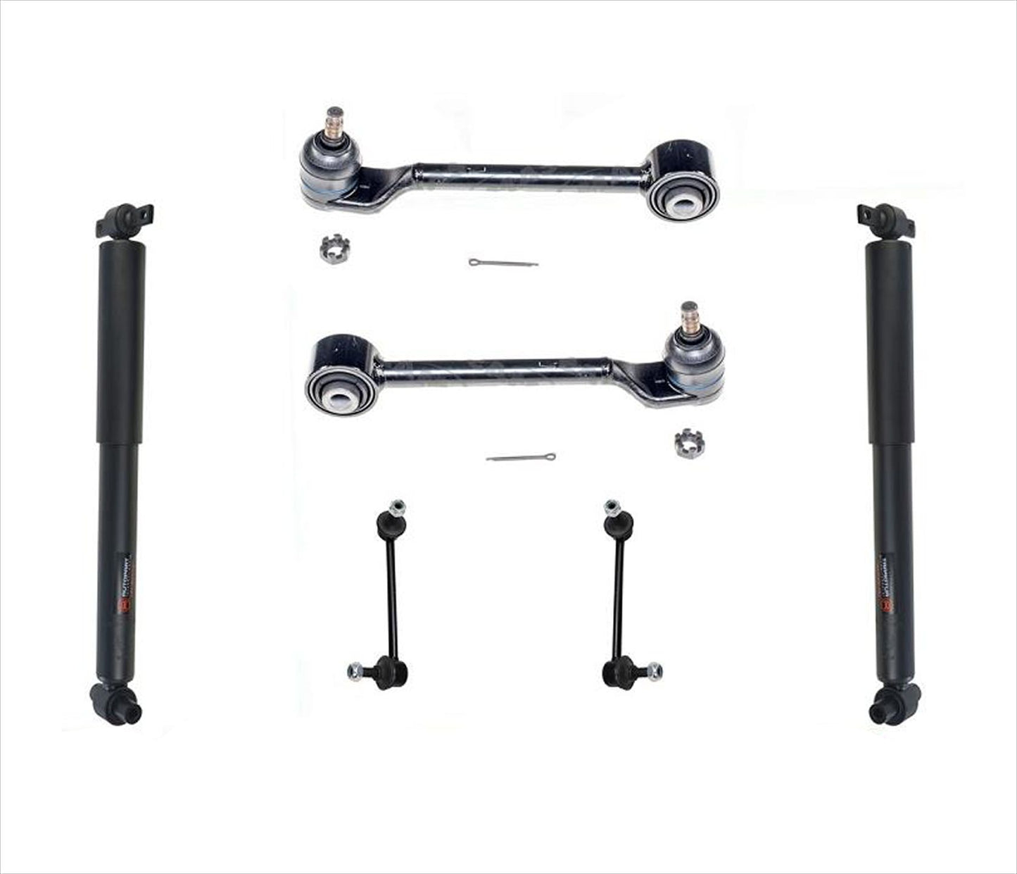 Rear Shocks Sway Bar Links & Upper Control Arms W BJ For 2009-2015 Honda Pilot