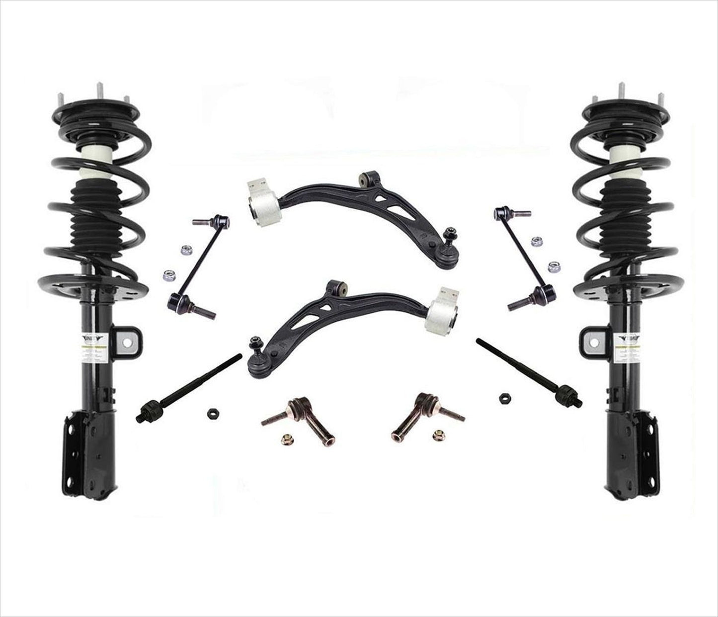 Complete Struts Control Arms Rods Fits For All Wheel Drive Ford Explorer 11-12