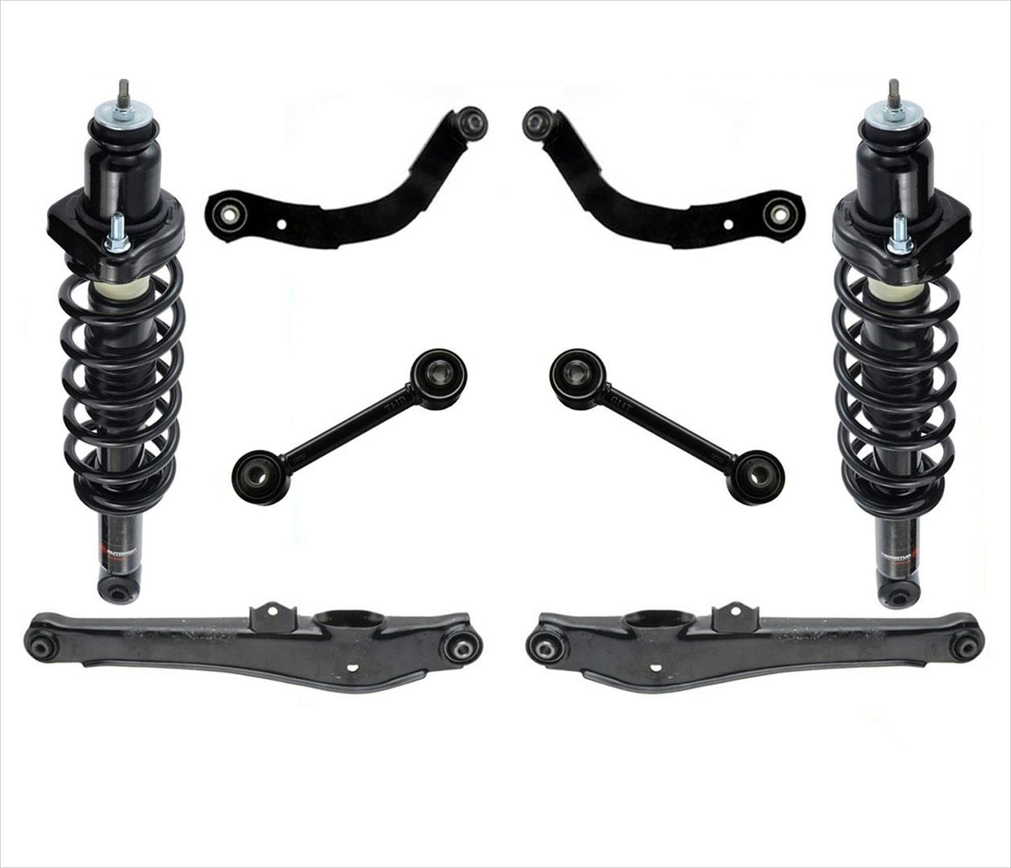 Rear Arms Complete Struts For 2007-2010 Jeep Compass Patriot Front Wheel Drive