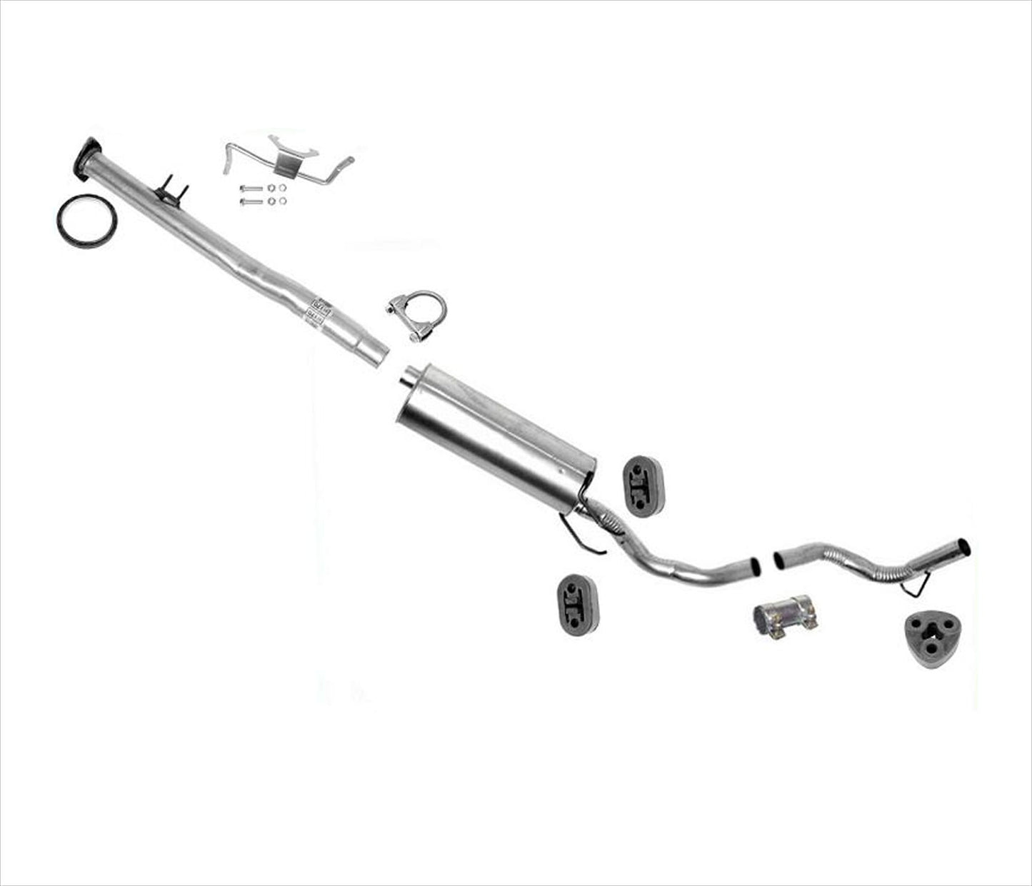 Para 96-99 Toyota Tacoma 2.7L modelo de cabina regular sistema de silenciador de tubo de escape