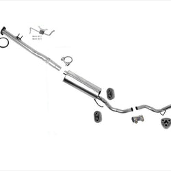 For 96-99 Toyota Tacoma  2.7L Regular Cab Model Exhaust Pipe Muffler System