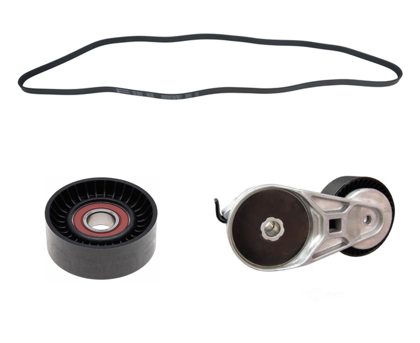 Serpentine Tensioner Belt for 07-11 Models With Air Condition Jeep Wrangler 3pc