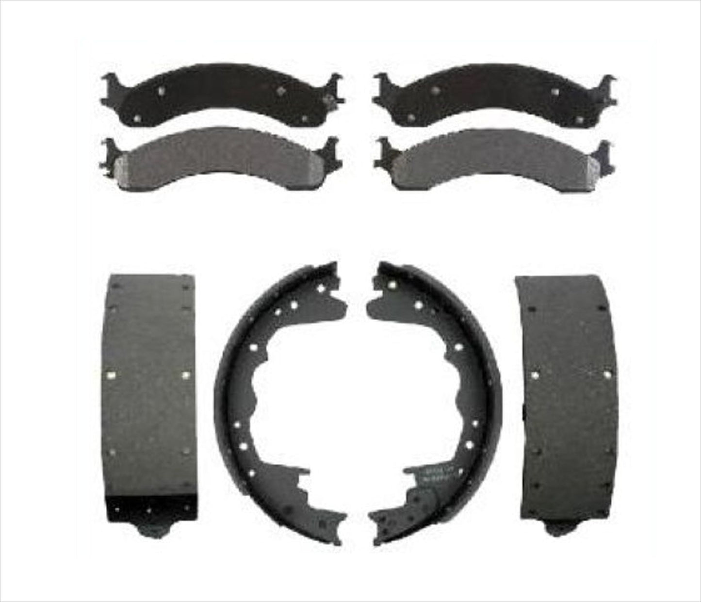 Se adapta a pastillas delanteras y zapatas de freno para Dodge Ram Pick Up 2500 3500 2000-2001.