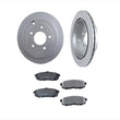 For Front Wheel Drive 04-05 Mazda MPV Van Rear Brake Rotors & Ceramic Pads