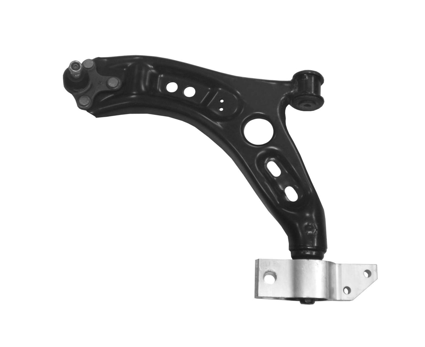 Un (1) brazo de control inferior de acero estampado delantero izquierdo para Volkswagen Tiguan 10-17.