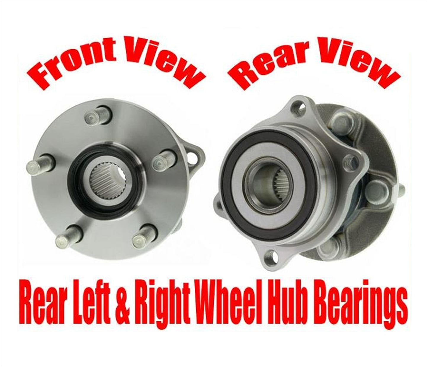Rodamientos de cubo de rueda trasera izquierda y derecha para Subaru BRZ 13-16 Forester 09-13